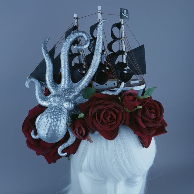"7 Seas" Pirate Ship Kraken Octopus Headdress