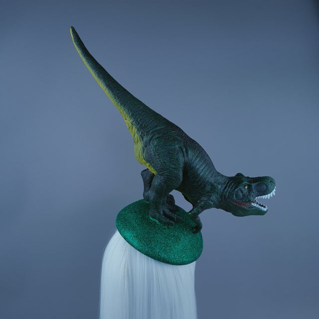 "Rexy" Dinosaur Tyrannosaurus Rex Fascinator Hat