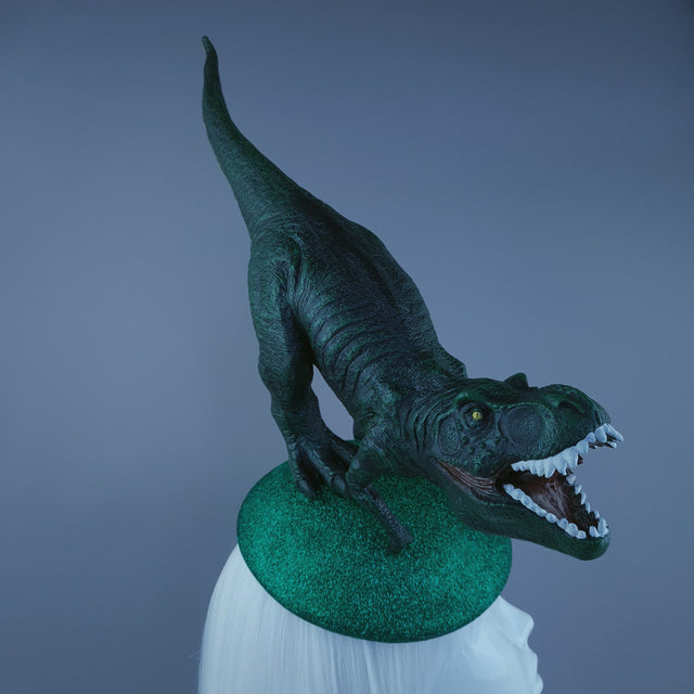 "Rexy" Dinosaur Tyrannosaurus Rex Fascinator Hat