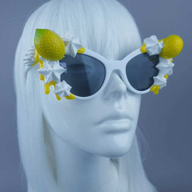Sample: Lemon Meringue Cream Sunglasses