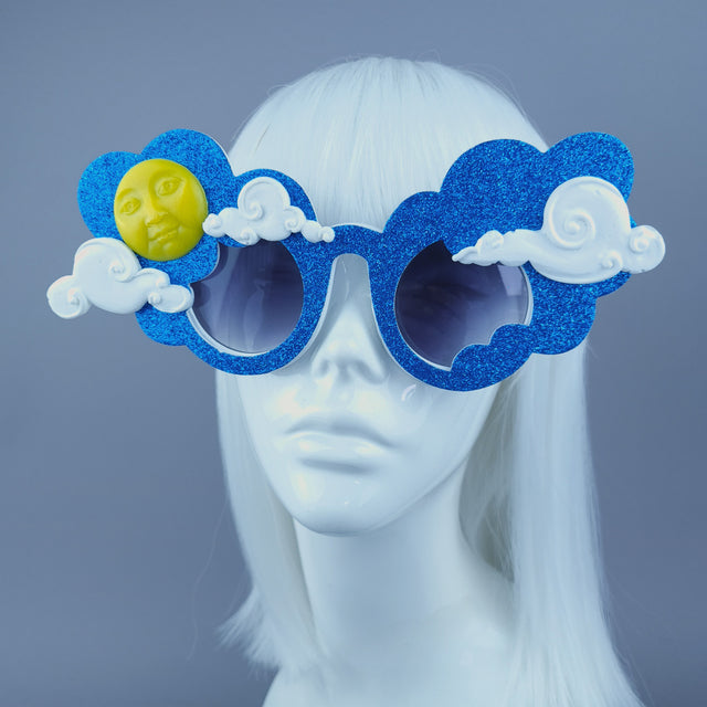 Sample: Sun & Cloud Glitter Sunglasses