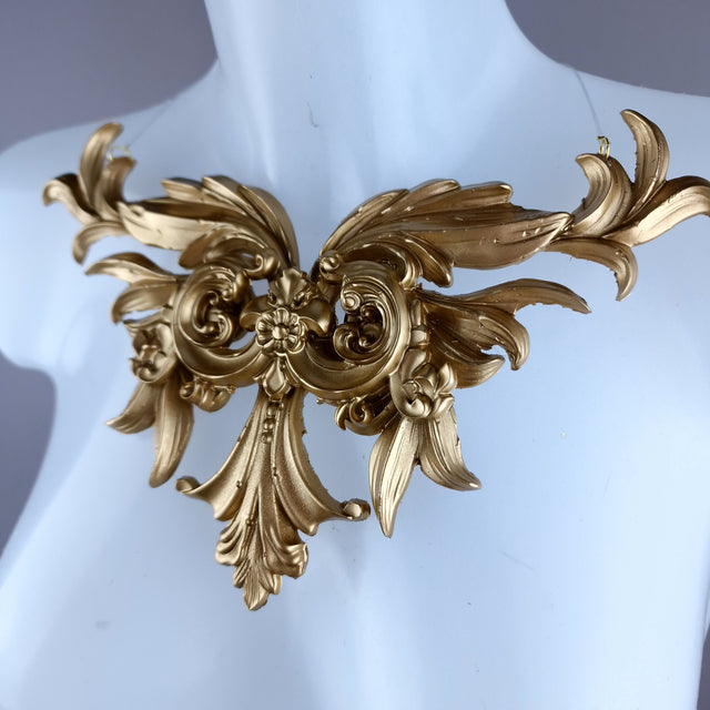 "Sedna" Gold Filigree Necklace
