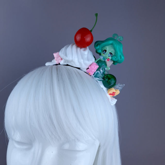 Mermaid Party Cake Multi Coloured Headpiece
