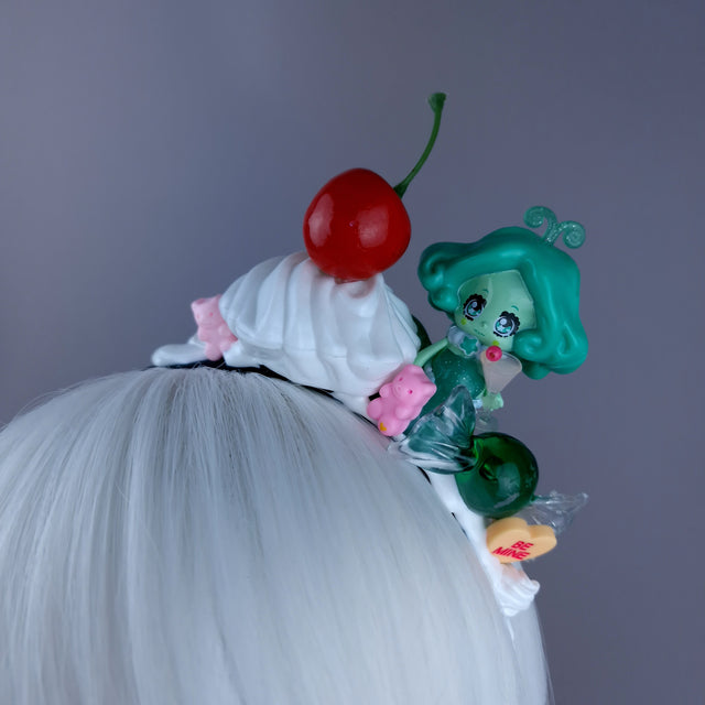 Mermaid Party Cake Multi Coloured Headpiece