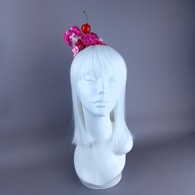 Pink Mermaid Party Cake Headpiece