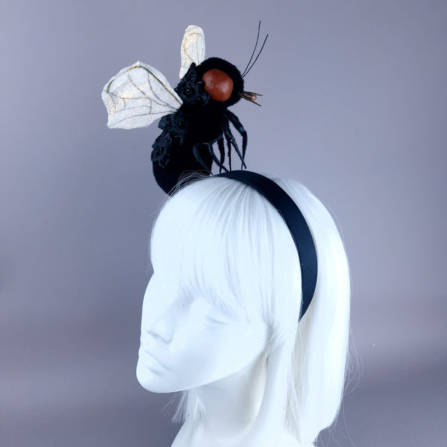"Zagnut" Giant Filigree Fly Headdress