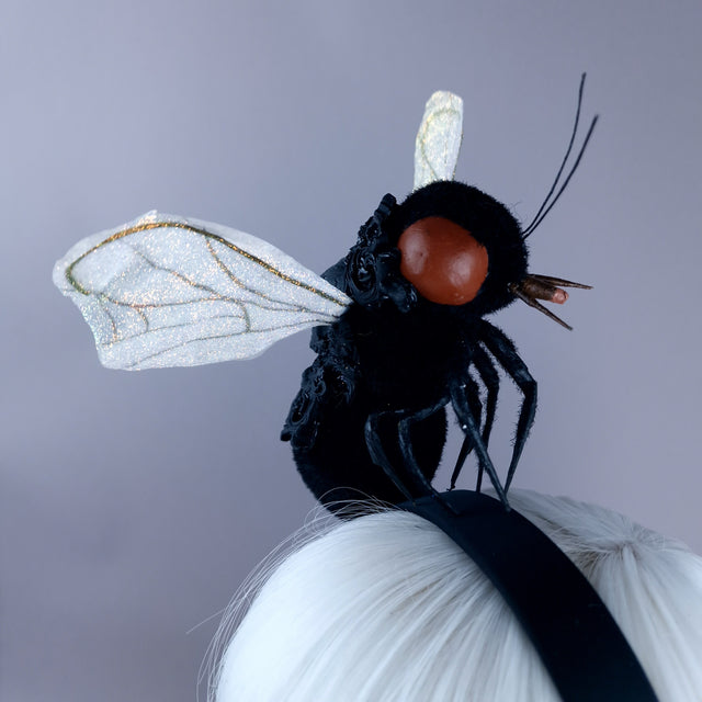 "Zagnut" Giant Filigree Fly Headdress