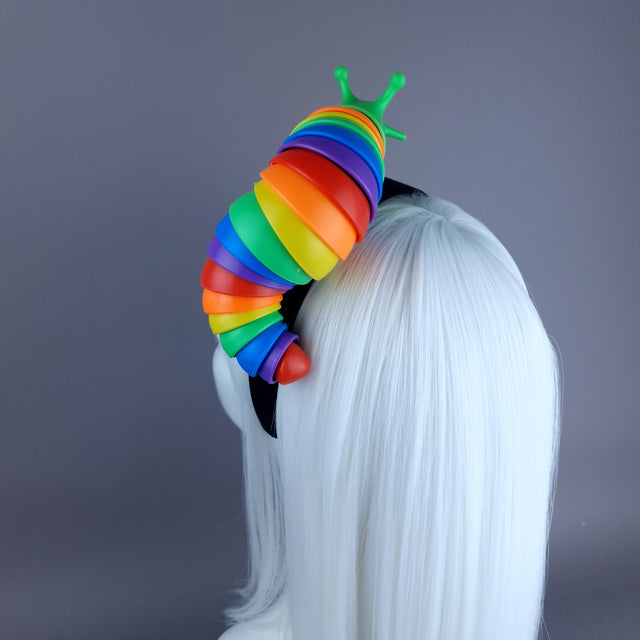 "Cutiepie" Rainbow Slug Headpiece