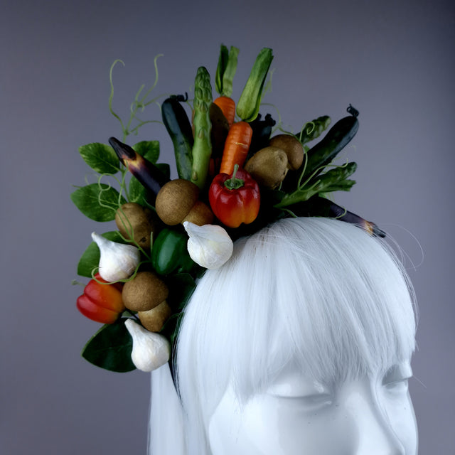 "Légume" Mixed Vegetable Headpiece