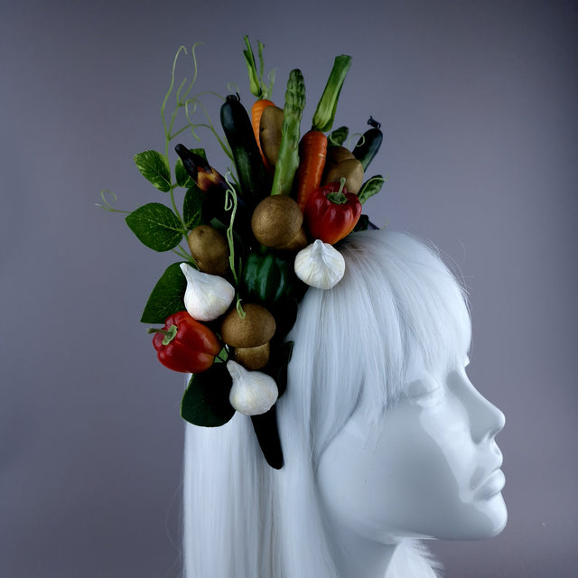 "Légume" Mixed Vegetable Headpiece
