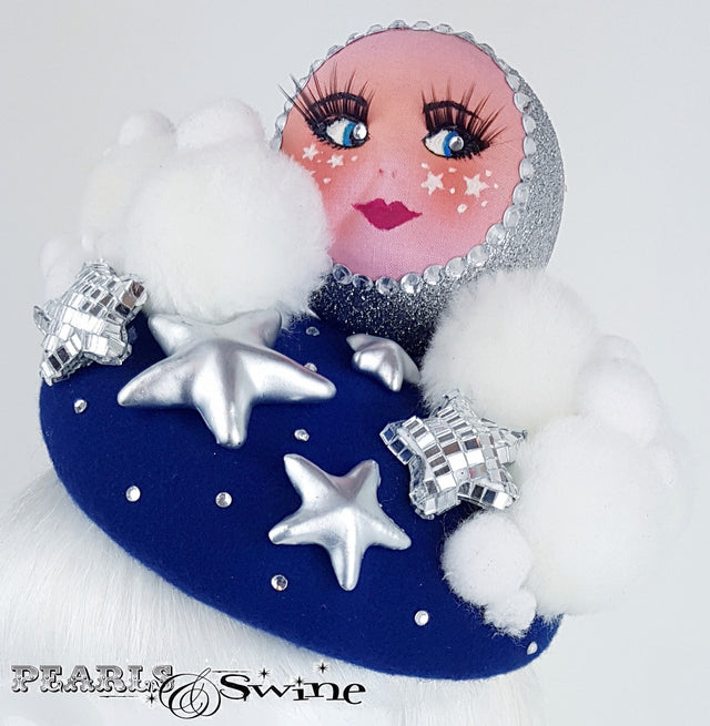 unique doll face night sky hat