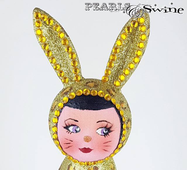 Rabbit Doll Face Hat