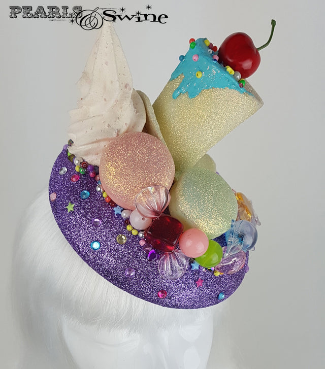 Glitter Cake Candy Hat, ladies hats for sale
