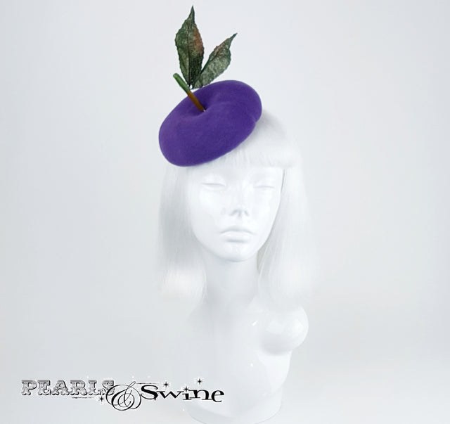 Purple Plum Fruit Hat
