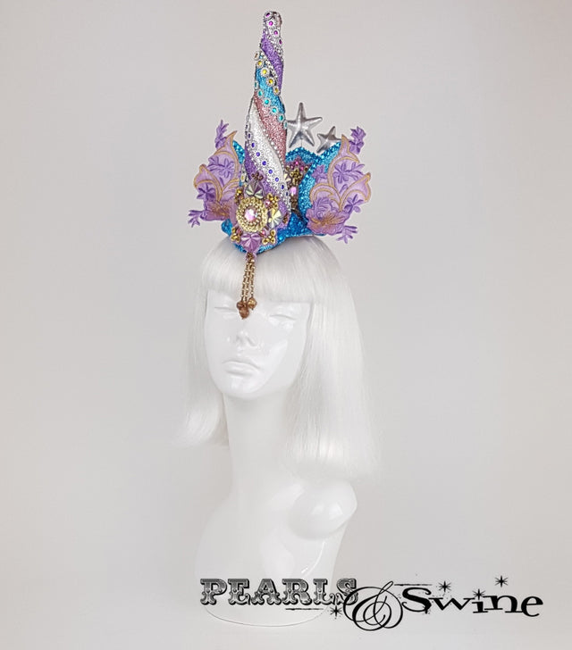 glitter unicorn surreal headdress